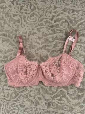 Victoria secret Lace Underwire Bra - Dusty Rose Pink